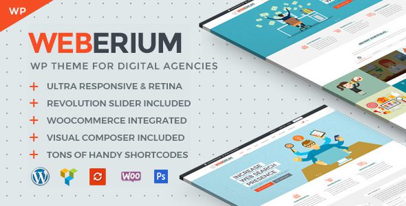 WeberiumTheme Tailored for Digital Agencies