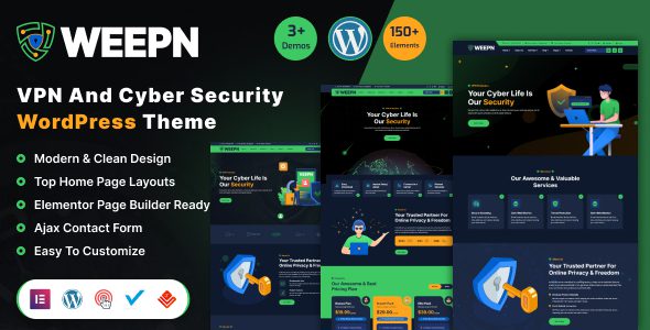 Weepn – VPN and Cloud Services WordPress Theme