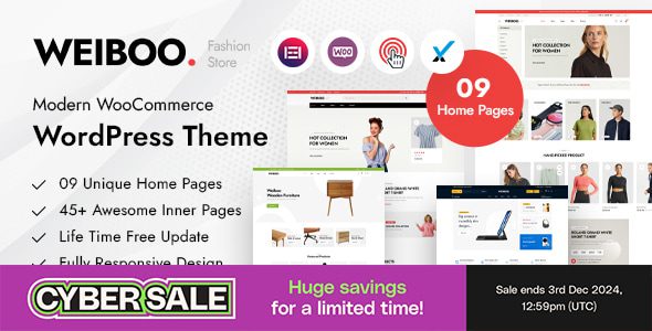 Weiboo – WooCommerce WordPress Theme
