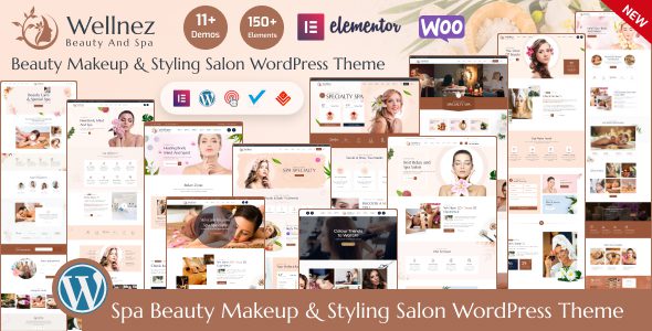 Wellnez – Beauty Spa and Wellness Salon WordPress Theme