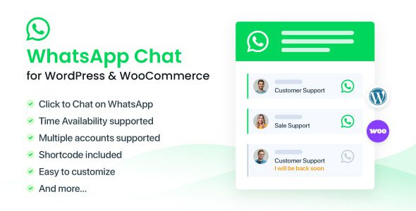 WhatsApp Chat for WordPress and WooCommerce