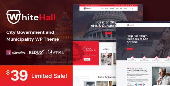 White Hall – Municipal and Government WordPress Theme