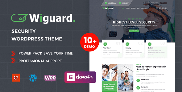 Wiguard – CCTV and Security WordPress Theme