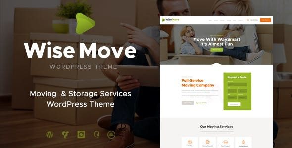 Wise Move – Relocation and Storage Services WordPress Theme