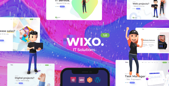Wixo – Technology and IT Solutions WordPress Theme
