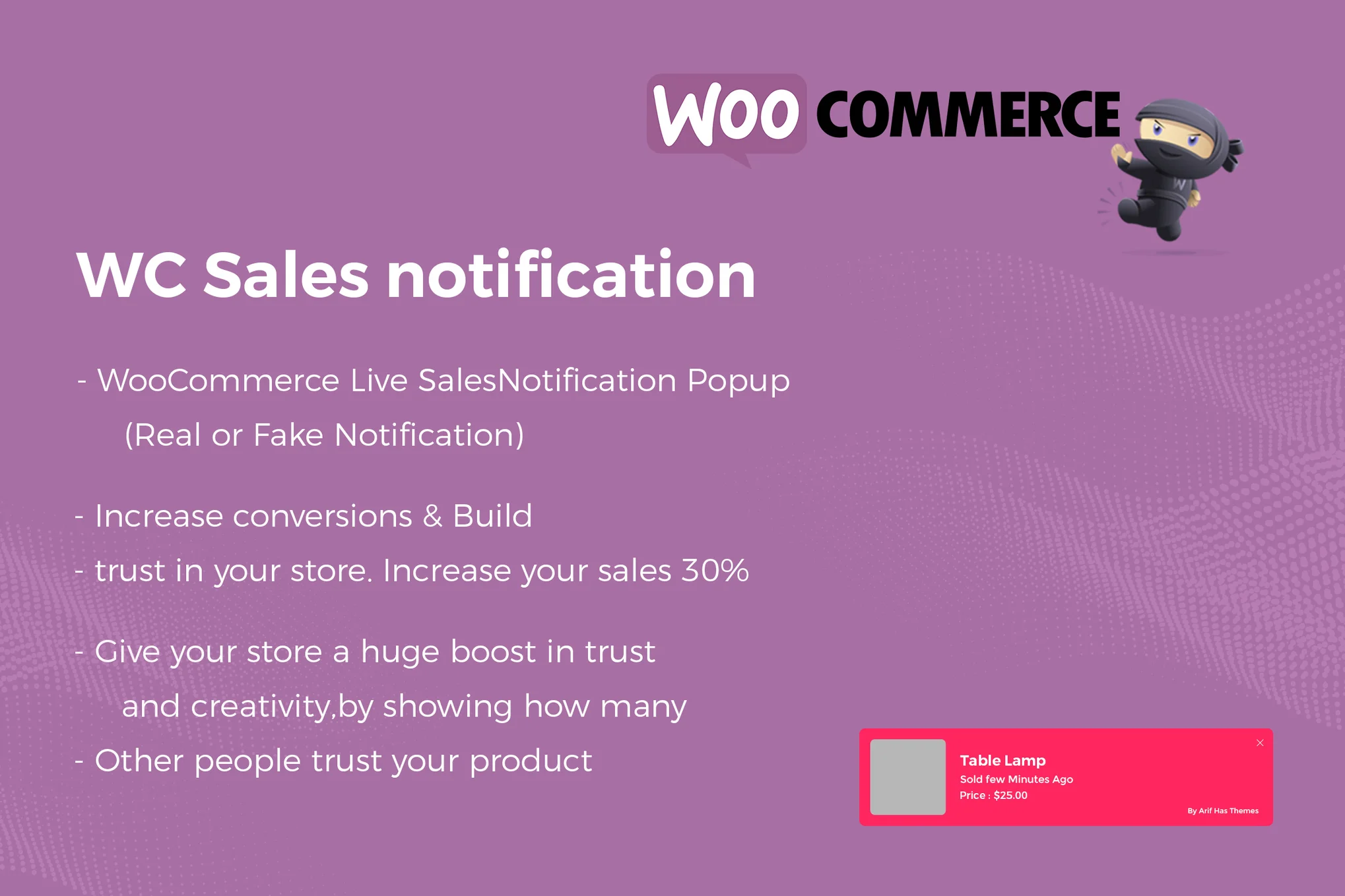 WooCommerce Live Sales Notification