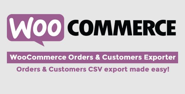 WooCommerce Orders and Customers Exporter