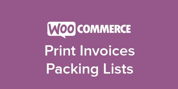 WooCommerce Print Invoices & Packing Lists