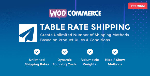 WooCommerce Table Rate Shipping By ZendCrew