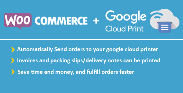 Woocommerce Automatic Order Printing | ( Formerly WooCommerce Google Cloud Print)