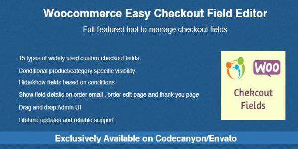 WooCommerce Easy Checkout Field Editor