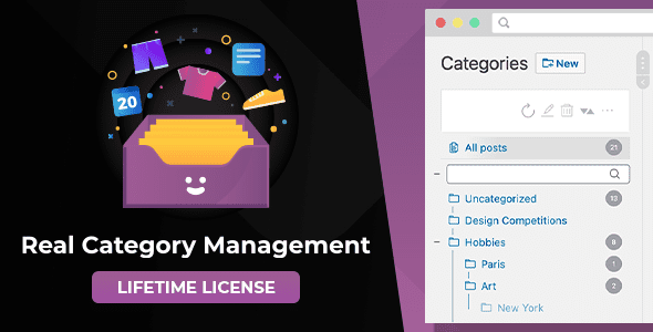 WordPress Real Category Management – Custom category term order Tree view