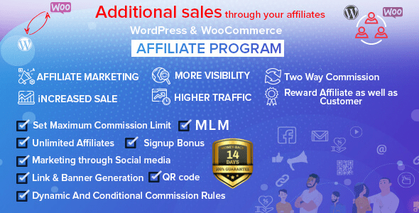 WordPress and WooCommerce Affiliate Program