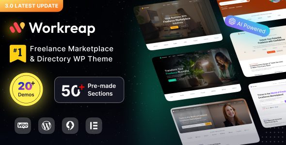 Workreap Freelance Marketplace and Directory Theme
