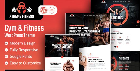 Xtreme Fitness | Gym and Fitness WordPress Theme