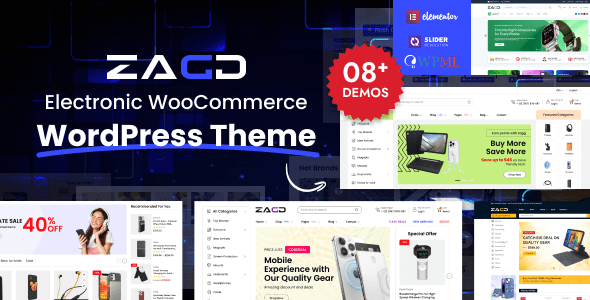 Zagg – Electronics WooCommerce WordPress Theme