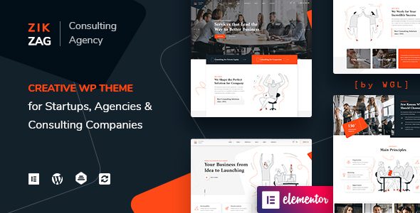 ZikZag – Consulting Agency WordPress Theme