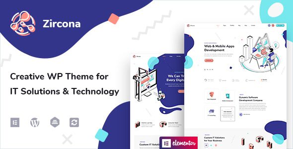 Zircona – IT Solutions and Technology WordPress Theme
