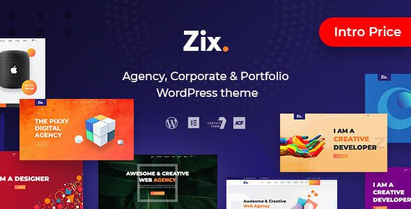 Zix – Digital Agency and MultiPurpose WordPress Theme