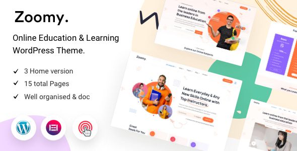 Zoomy – Lightweight LMS and Education WordPress Theme