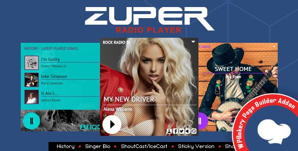Zuper – Shoutcast and Icecast Radio Player With History