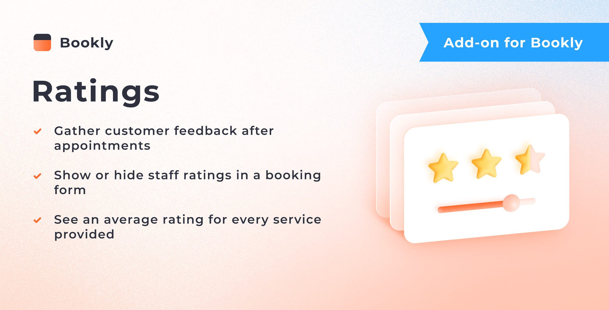Bookly Pro Ratings Add-on
