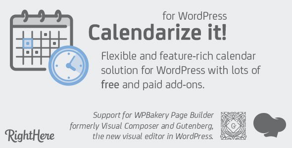 Calendarize it! for WordPress