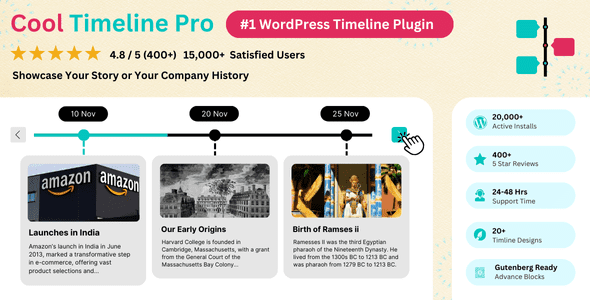 Cool Timeline Pro – WordPress Timeline Plugin