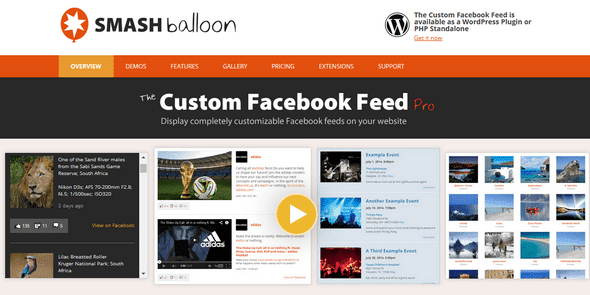 Custom Facebook Feed Pro By Smash Balloon