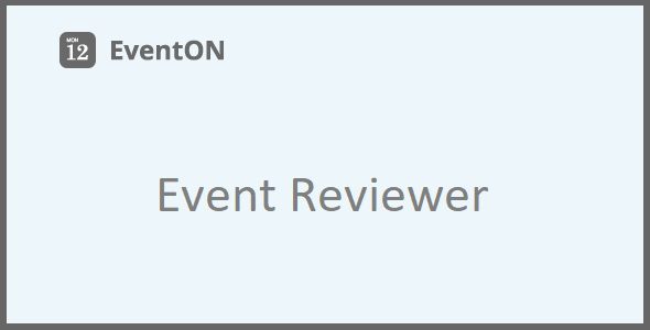 EventOn Event Reviewer Add-on