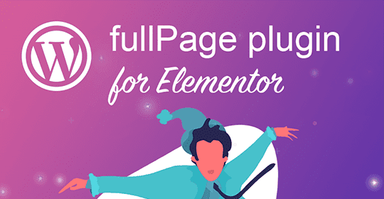 fullPage.js WordPress Plugin For Elementor
