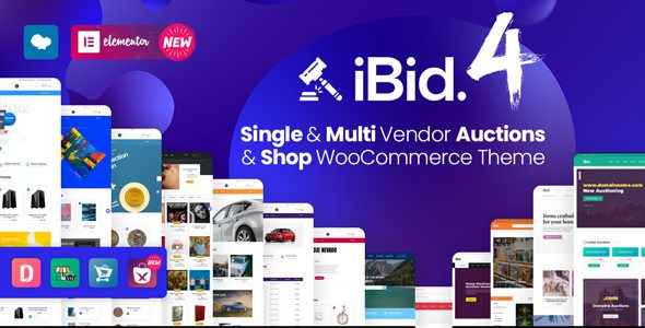 iBid Multi Vendor Auctions Theme
