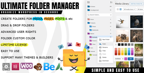 iFolders – Ultimate WordPress and Woo Folder Manager