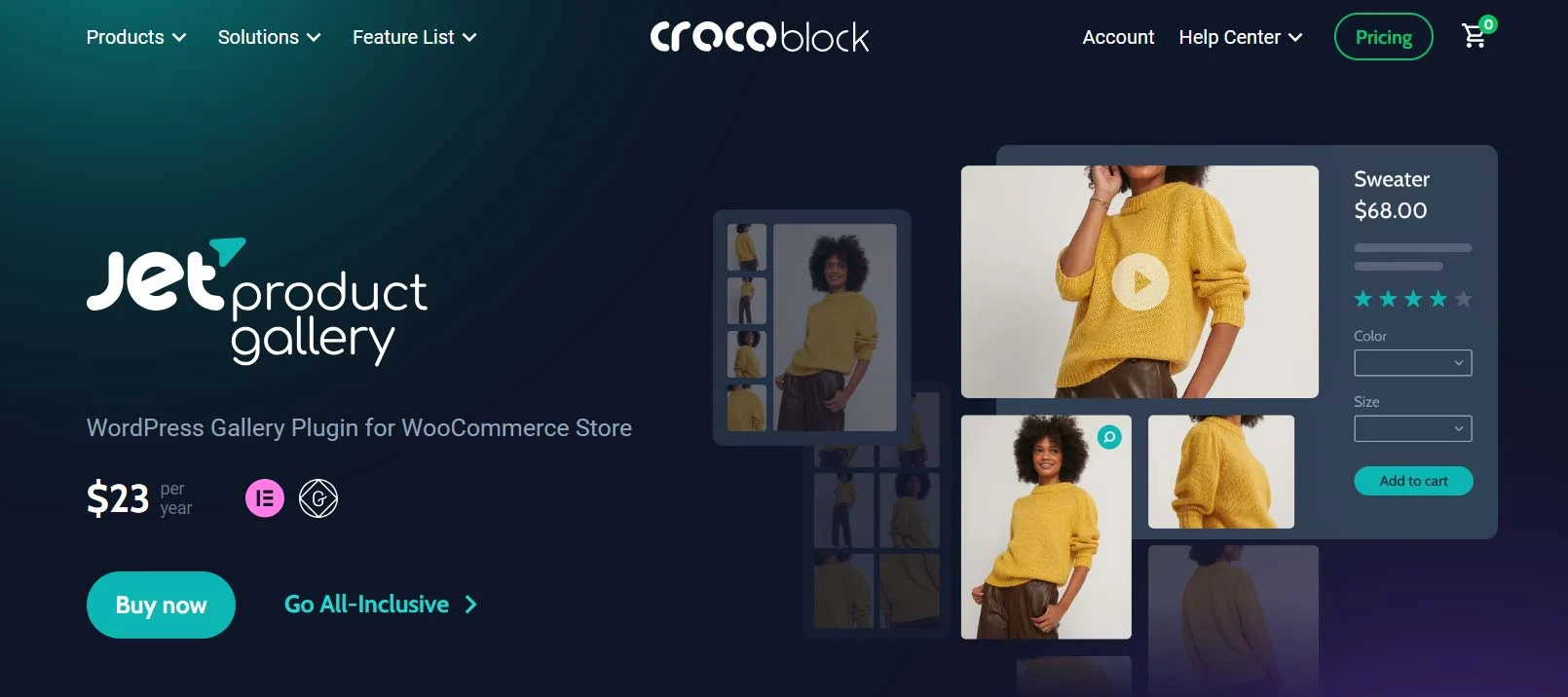 JetProductGallery for Elementor