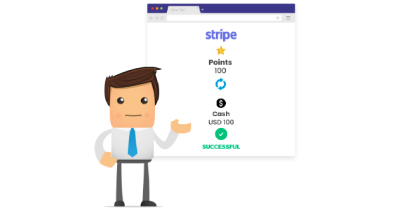 myCred cashCred Stripe