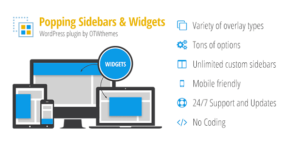 Popping Sidebars and Widgets for WordPress
