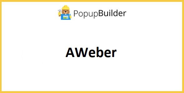 Popup Builder AWeber Extension
