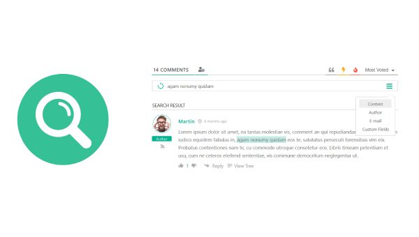 wpDiscuz – Comment Search