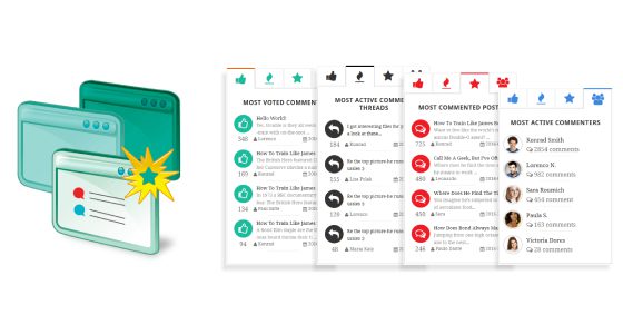 wpDiscuz – Widgets
