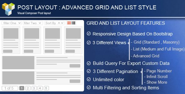 Advance Post Grid List for Visual Composer