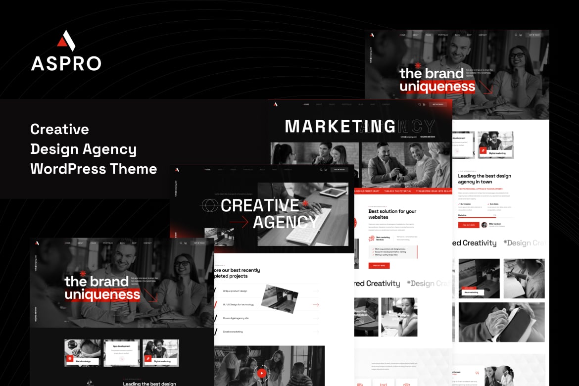 Apsro – Creative Design Agency WordPress Theme