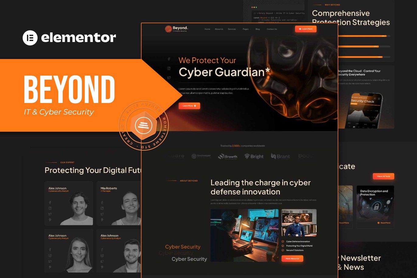 Beyond – IT and Cyber Security Elementor Template Kit