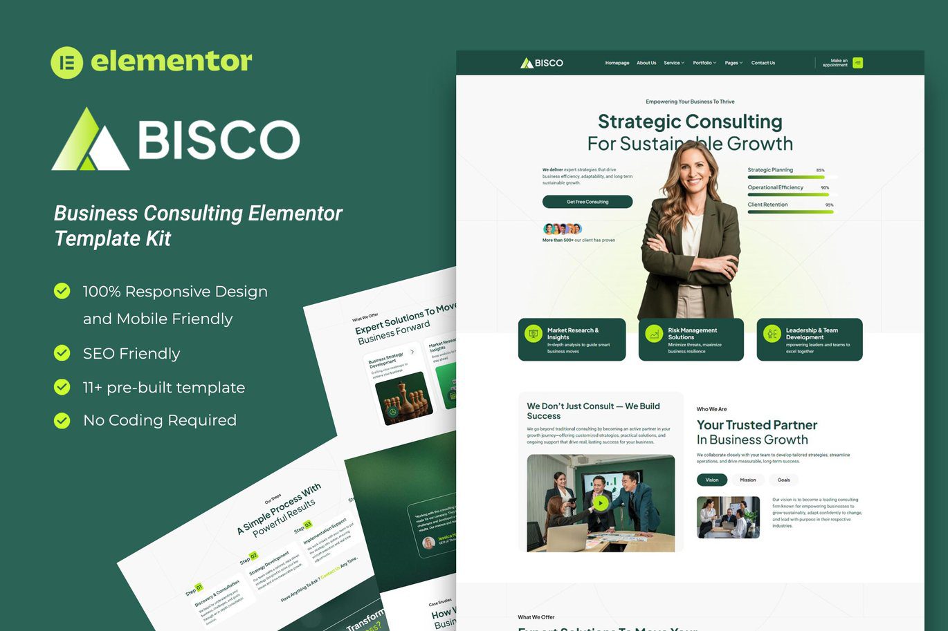 Bisco – Business Consulting Elementor Template Kit