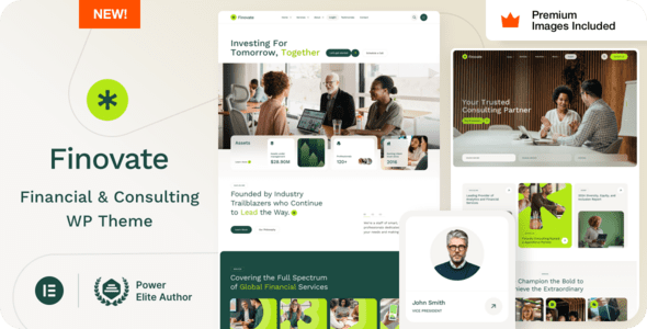 Finovate – Financial Advisors and Business Consulting WordPress Theme