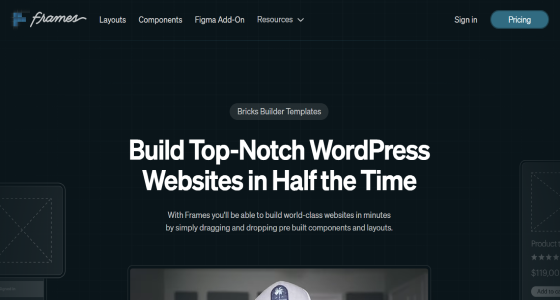 Frames – Wireframe and Design WordPress