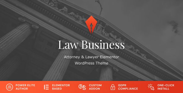 LawBusiness – Attorney and Lawyer WordPress Theme