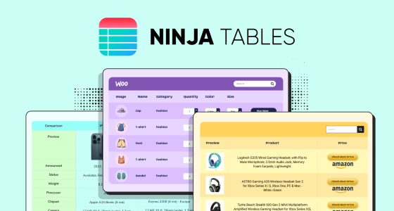 Ninja Tables Pro Plugin