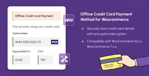 Offline Credit Card Payment Method WooCommerce Plugin