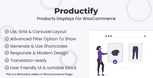 Productify – Products Displays For WooCommerce