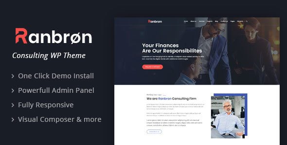 Ranbron – Business and Consulting WordPress Theme